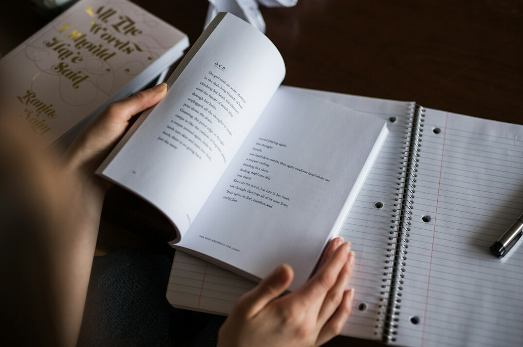 person studying wellness course